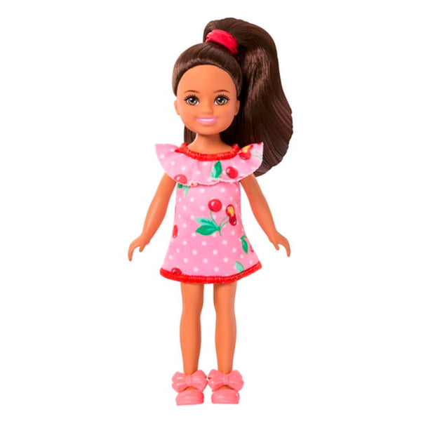Barbie Club Chelsea Castaña: Muñeca Pequeña con Outfit y Accesorio - Edad 3+
