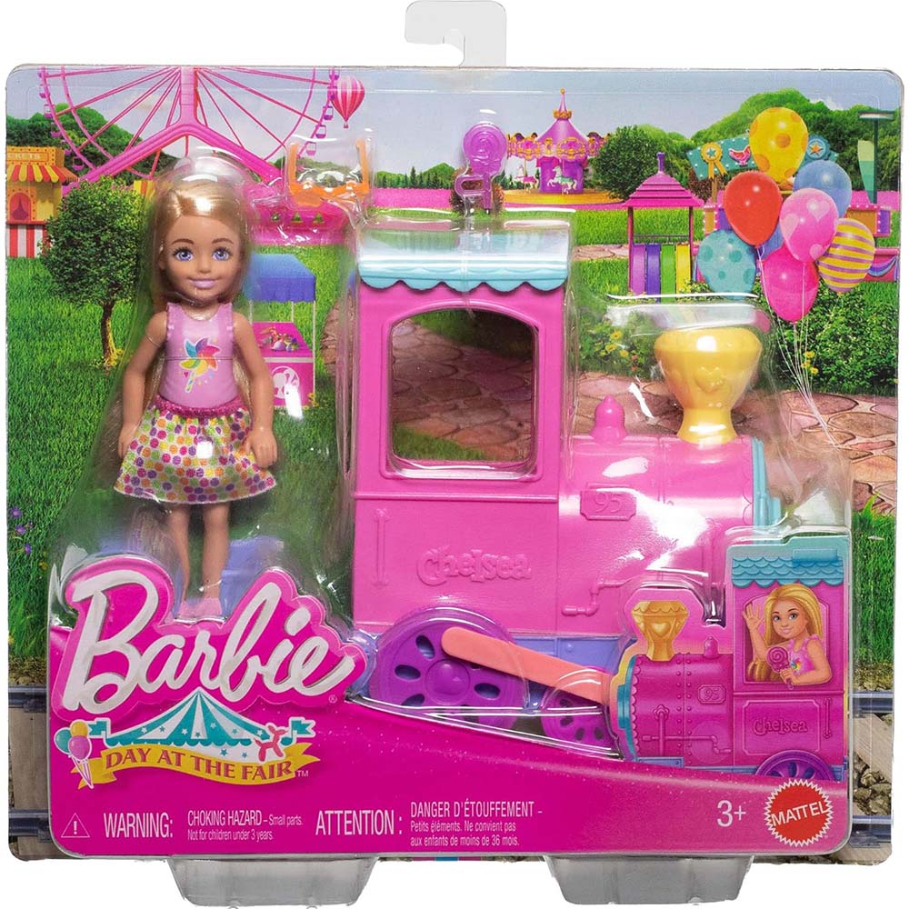 Barbie Set de Juego Chelsea con Tren de Carnaval JFL60