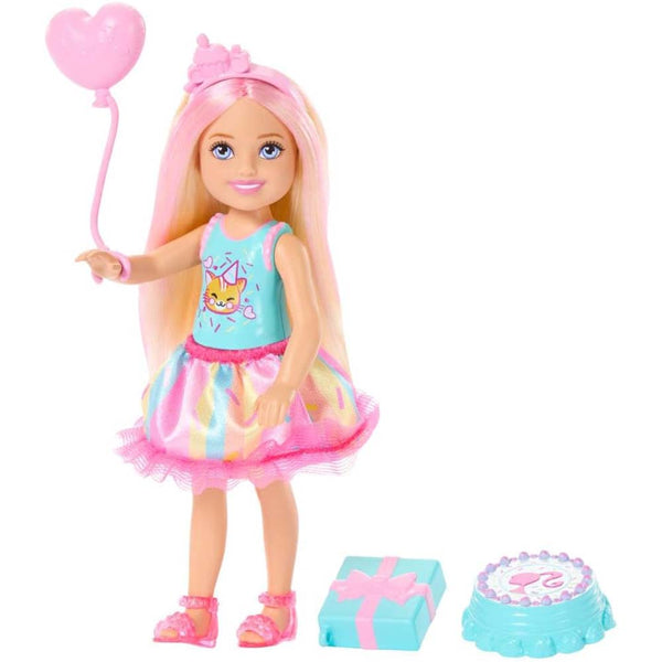 Barbie Chelsea Cumpleañera Falda Rosa JJB37