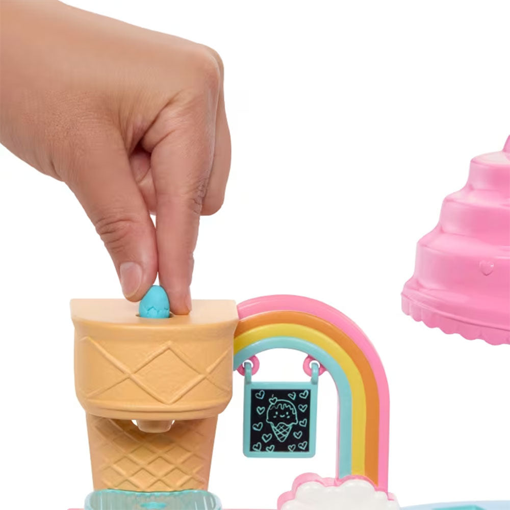 Barbie Club Chelsea Ice Cream Shop Playset JMJ42, sets de juego
