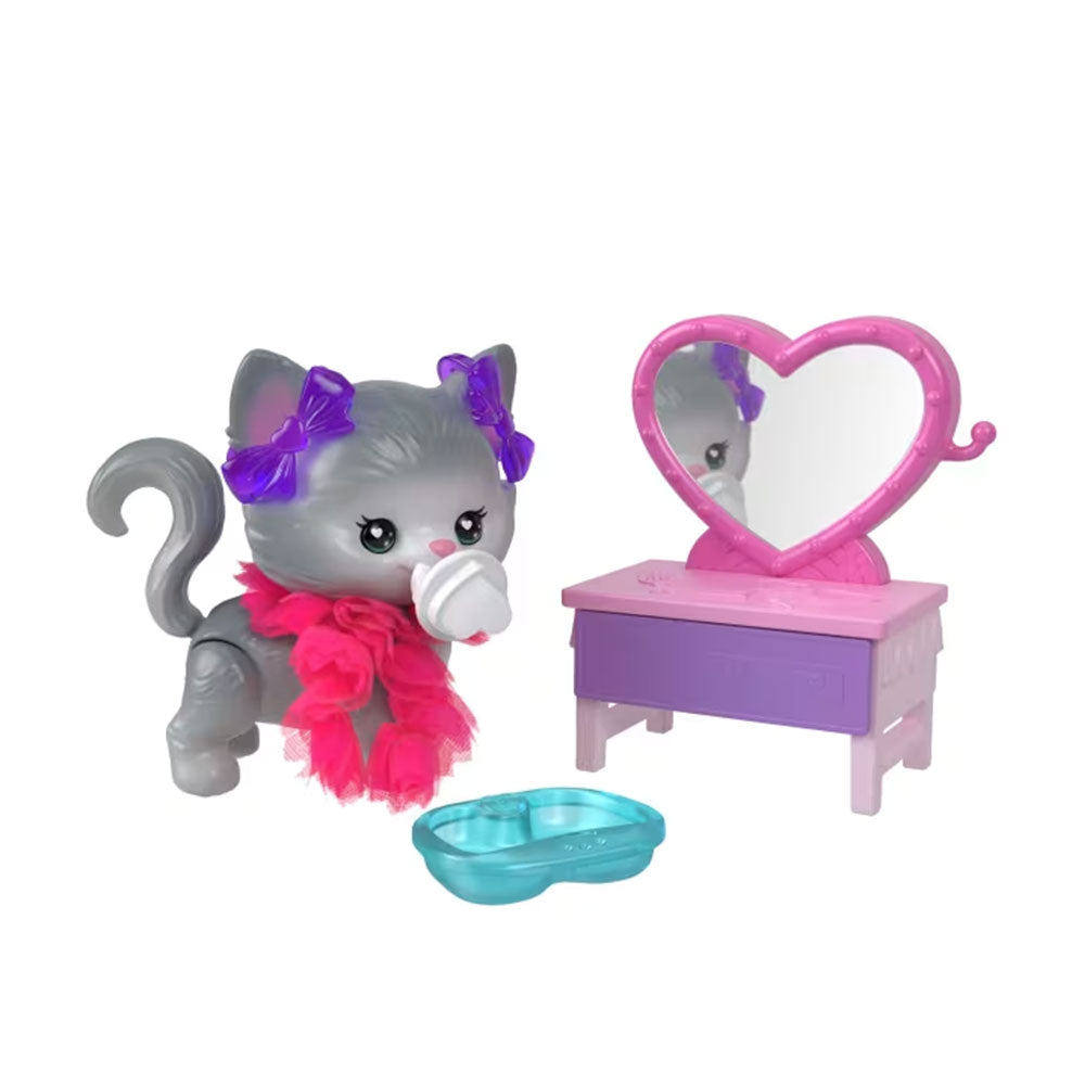 Barbie Dream Squad Pet Kitty And Vanity, muñecas y muñecos