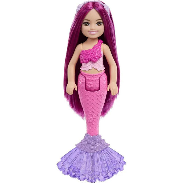 Barbie Chelsea Muñeca Royal Pelo Morado JKH54