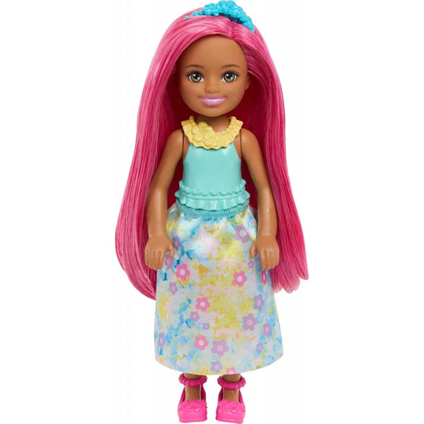 Barbie Chelsea Muñeca Royal Pelo Rosa JKH54