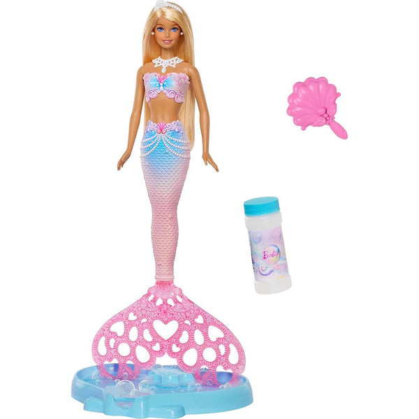 Barbie Fantasía Muñeca Sirena con Burbujas JLW56