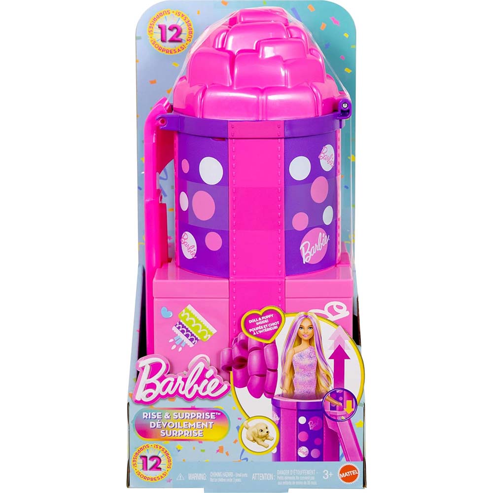 Barbie Rise & Surprise Birthday Pet y Accesorios JKF66