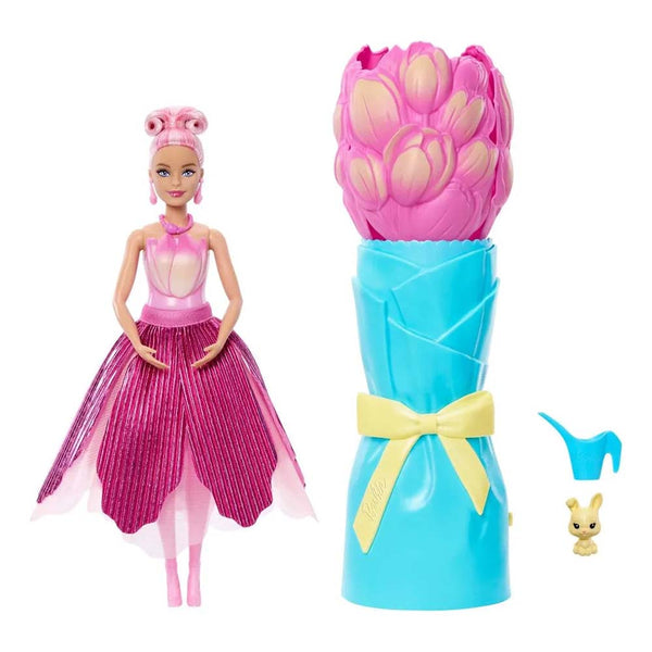 Barbie Sorpresa Con Revelación de Agua y Accesorios Rosa JMF56