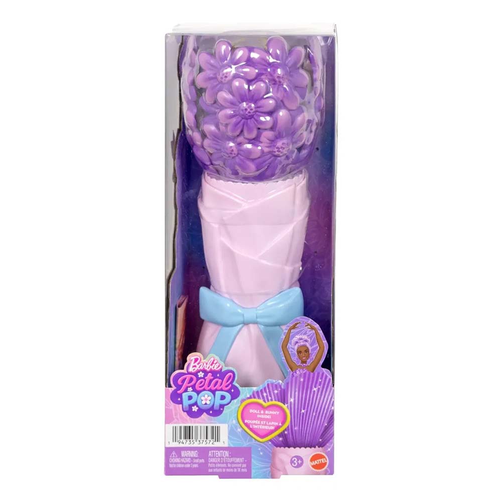 Barbie Sorpresa Con Revelación de Agua y Accesorios Morado JMF56