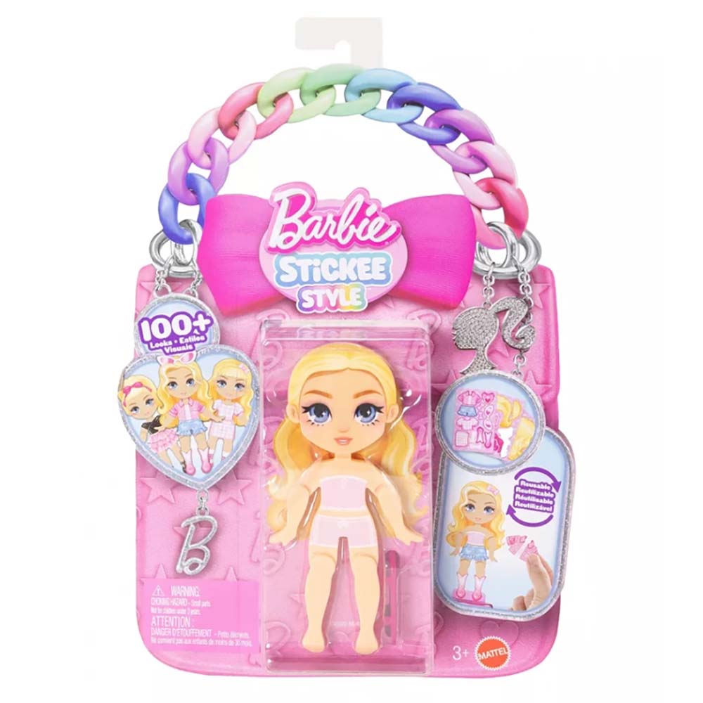 Barbie Muñeca estilo Stickee Pelo Rubio JMV91