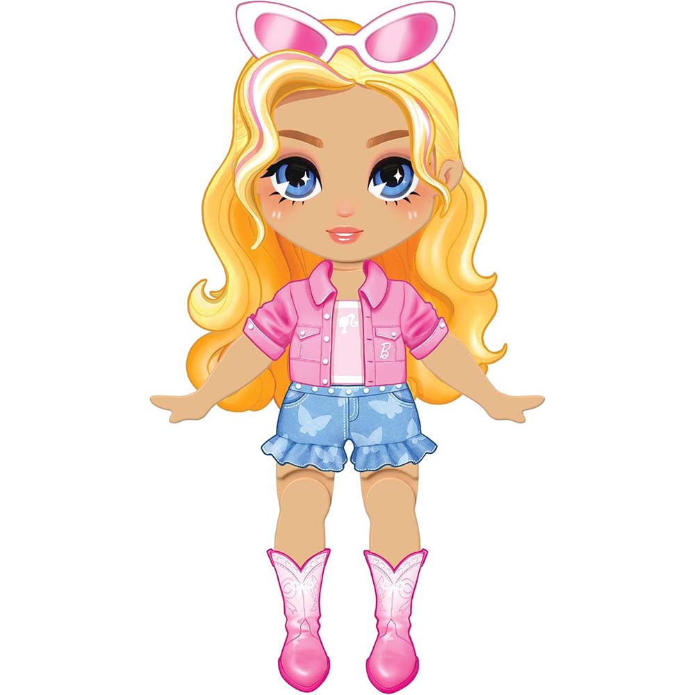Barbie Stickee Style Muñeca Sorpresa con Modas Adhesivas JMT88, muñecas y muñecos