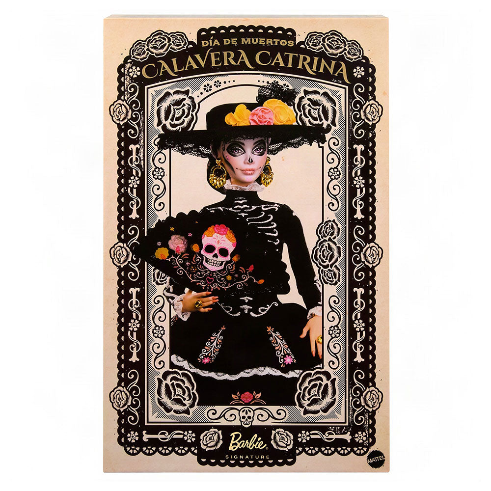 Barbie Signature Día de Muertos Calavera Catrina: Muñeca de Colección con Base, Edad 6+