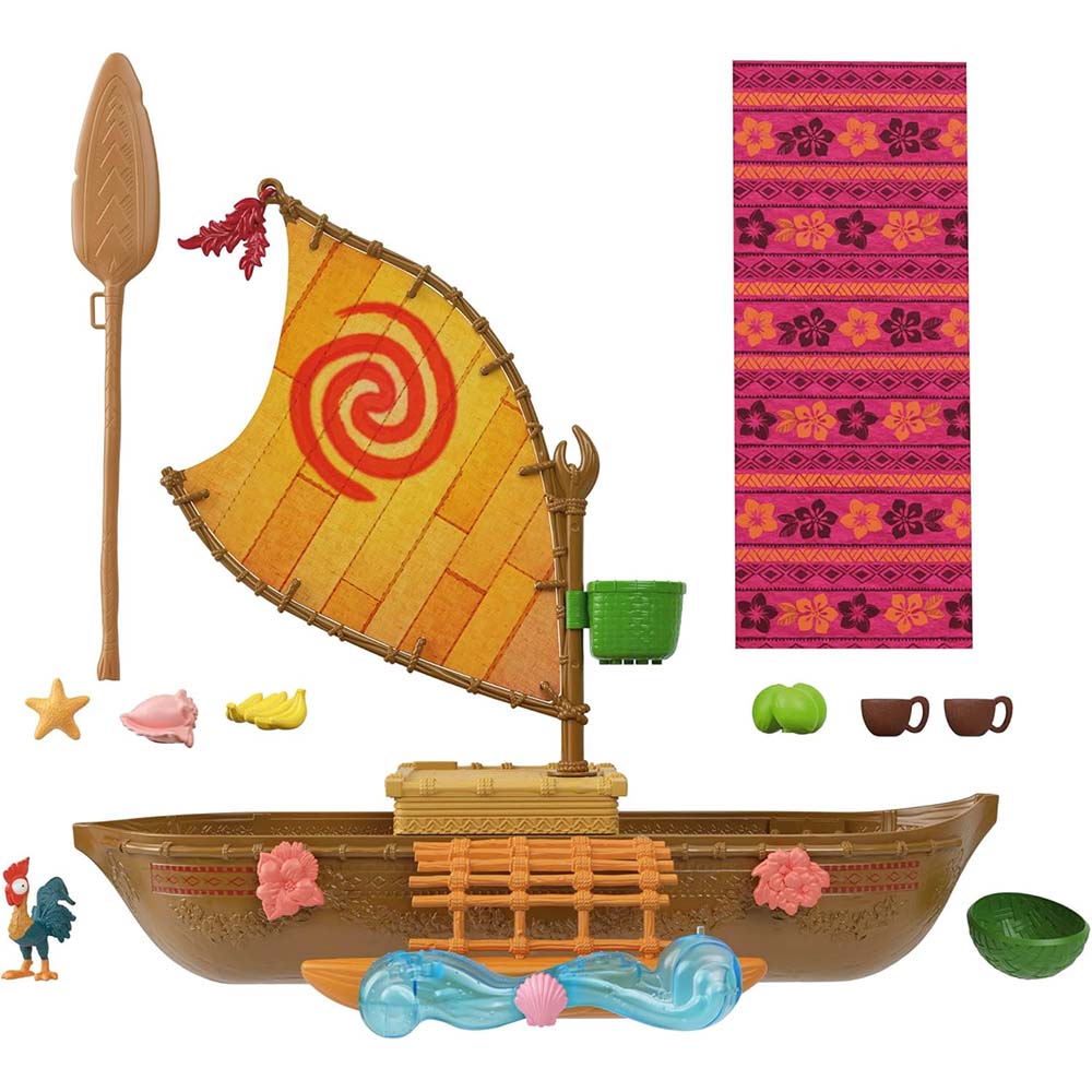 Disney Princess Canoa Aventurera de Moana JLH61, sets de juego