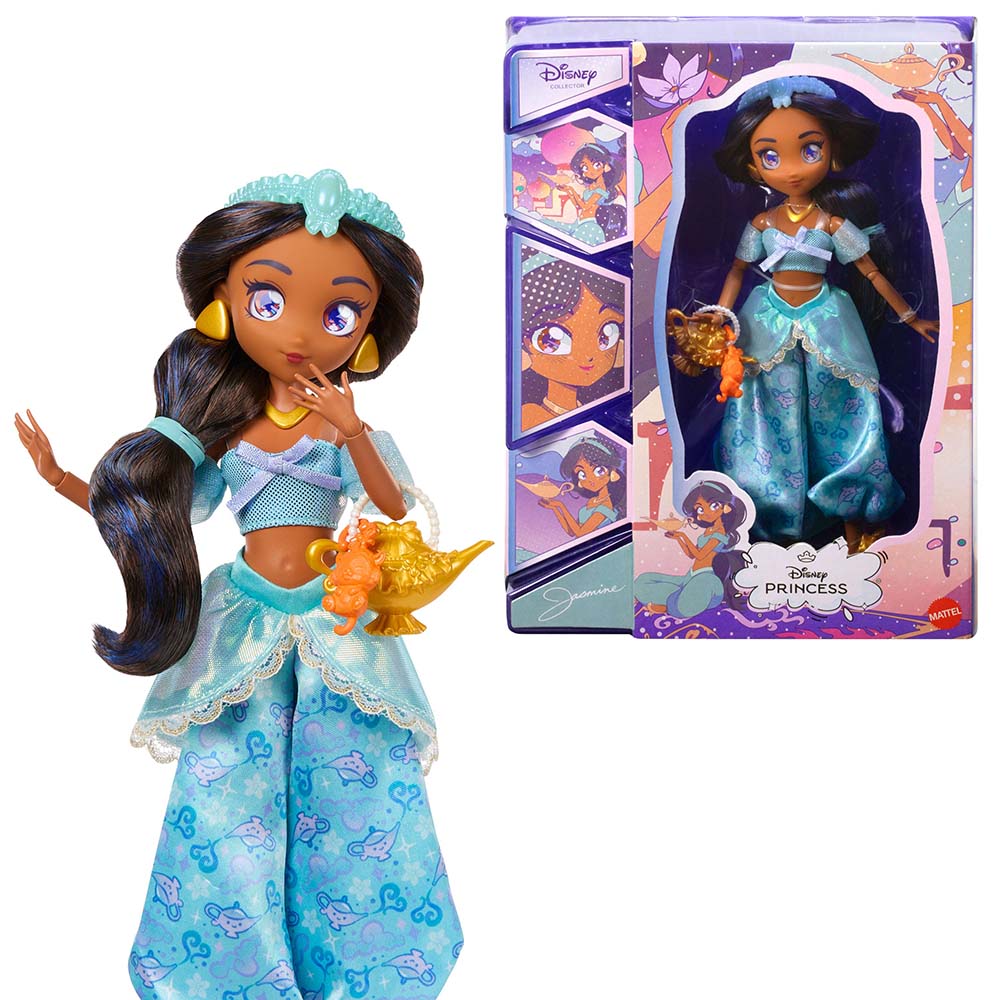Disney Princess Collector – Muñeca Jasmín Estilo Manga 22 cm