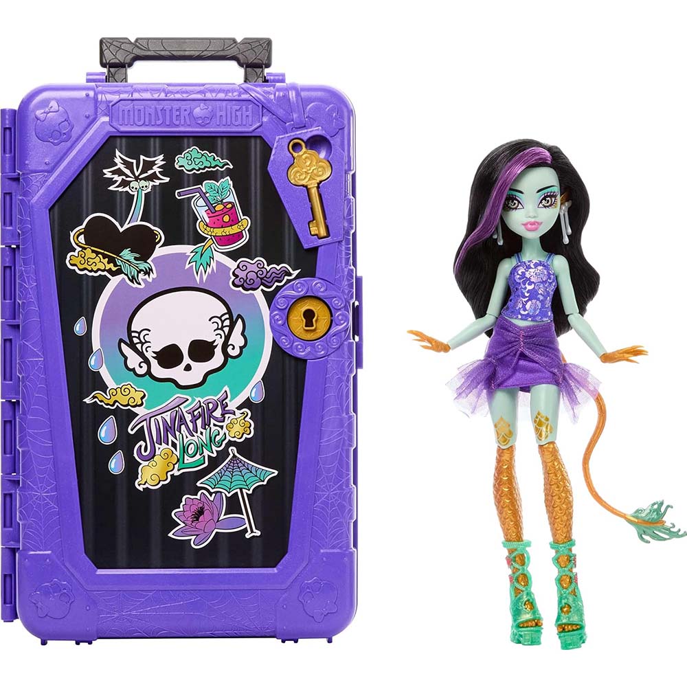 Monster High Skulltimate Secrets Jinafire Long JDR49, muñecas y muñecos