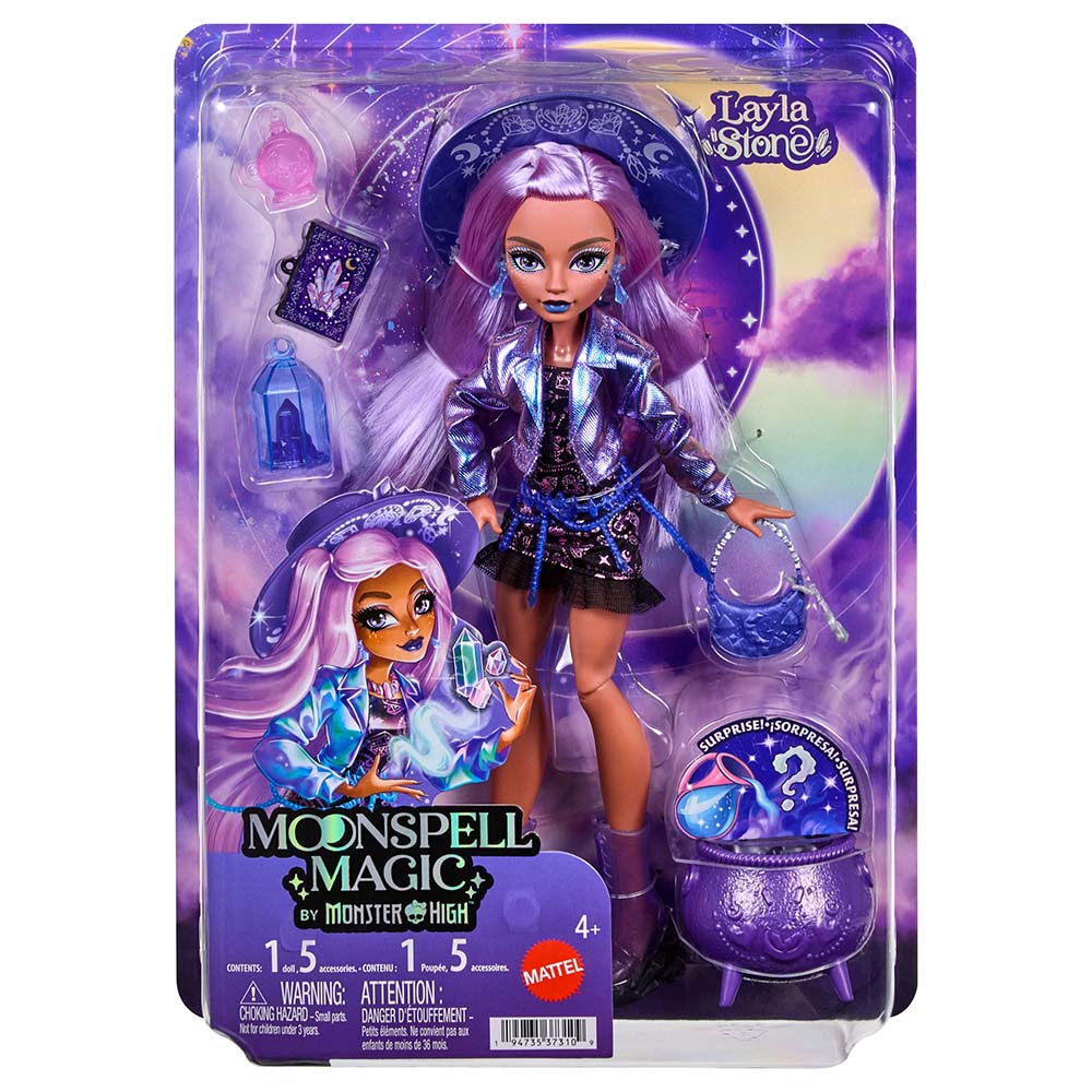 Monster High Moonspell Magic – Muñeca Layla Stone