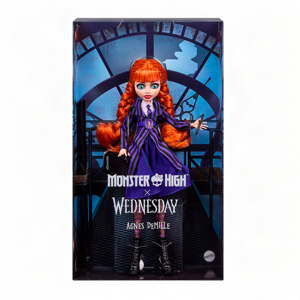 Mattel Monster High Skullector Agnes DeMille: Muñeca de Colección - Edad 4+