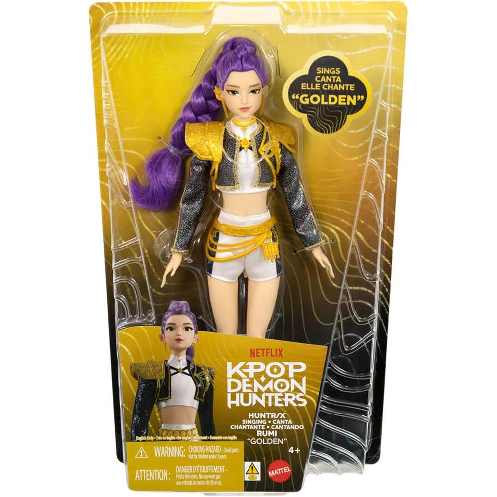 K-Pop Demon Hunters – Muñeca Cantante Rumi “Golden” JRN39