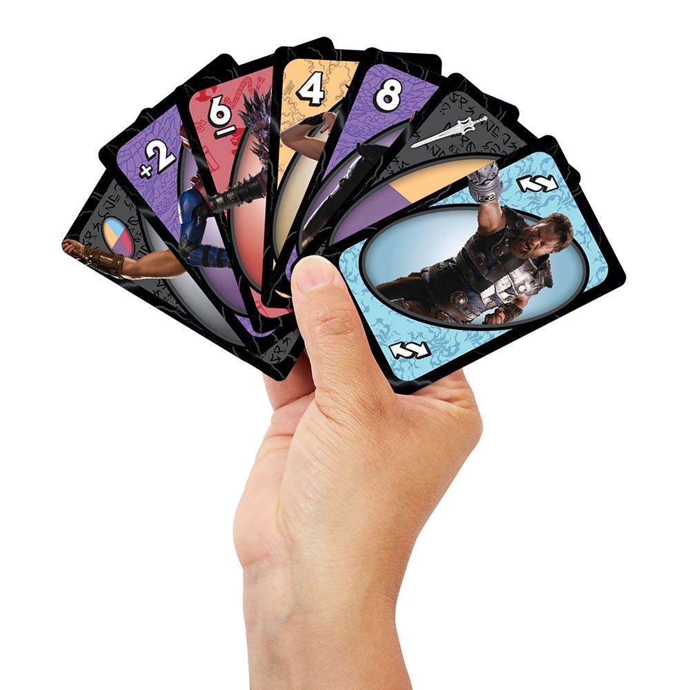 UNO Masters Of The Universe Movie Card Game JMF11, juegos de cartas