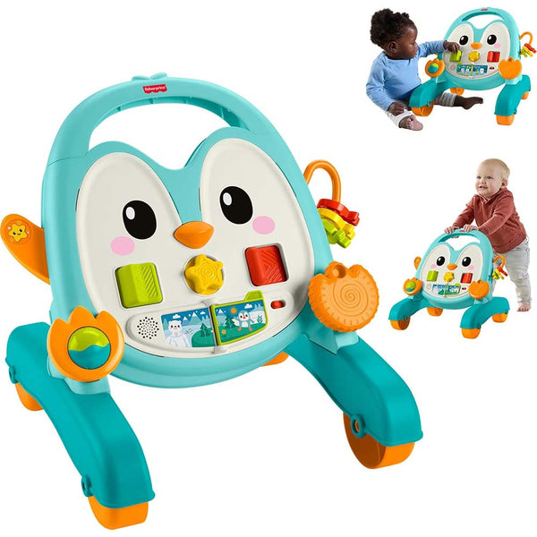 Fisher-Price Andadera Pingüino Musical 2 en 1 con Actividades JHF74