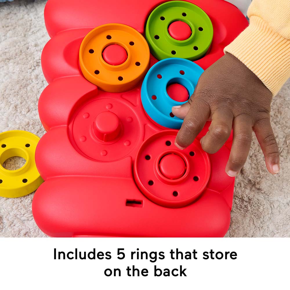 Fisher-Price Pila de Aritos que Caen JLB81, juguetes para primera infancia