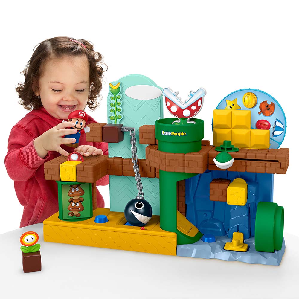 Fisher-Price Little People Nintendo Mundo de Mario Bros JHG61, figuras de colección