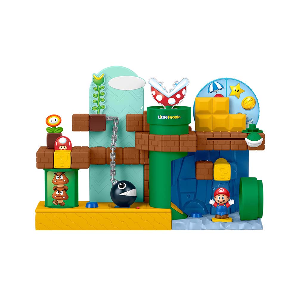 Fisher-Price Little People Nintendo Mundo de Mario Bros JHG61, figuras de colección