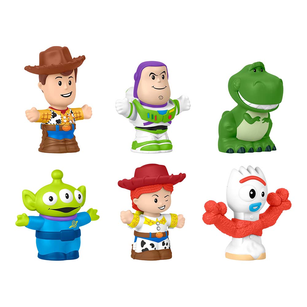 Fisher-Price Little People Toy Story Set de 6 figuras JLM24, figuras de colección