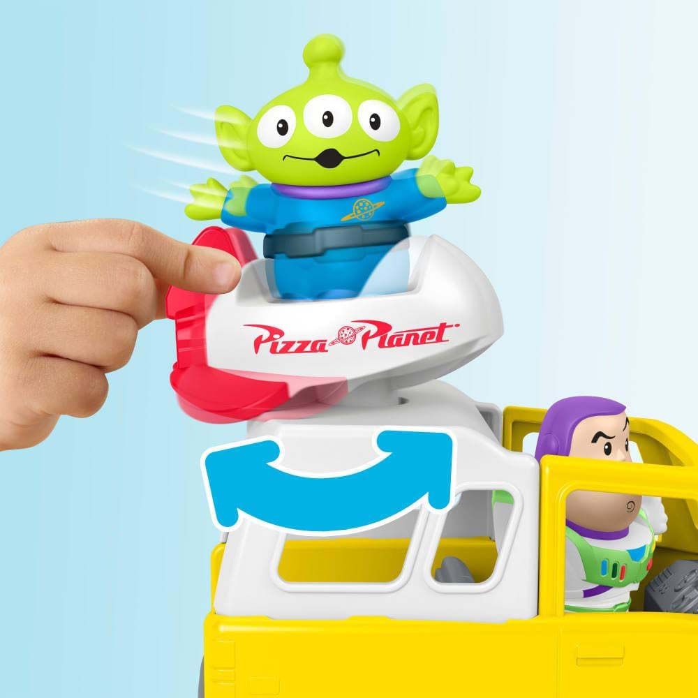 Little People Toy Story Camión Pizza Planet con Figuras JMJ89, figuras de colección