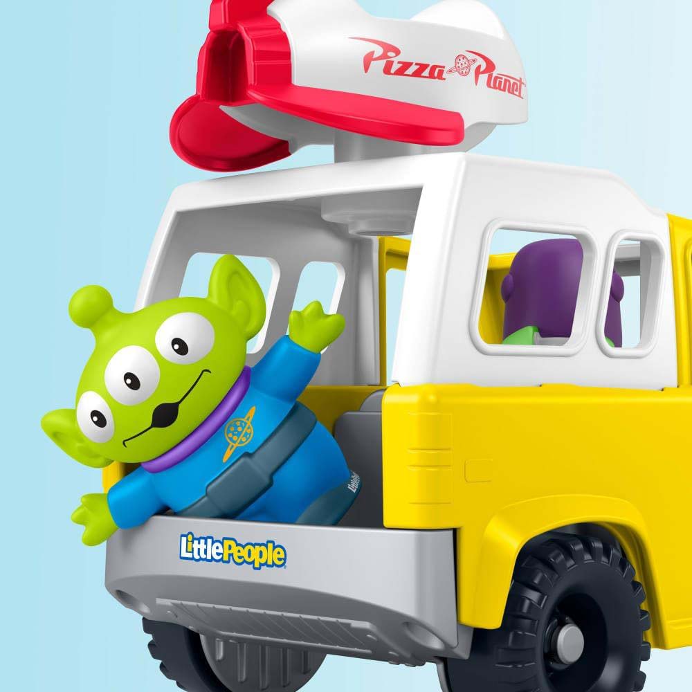 Little People Toy Story Camión Pizza Planet con Figuras JMJ89, figuras de colección