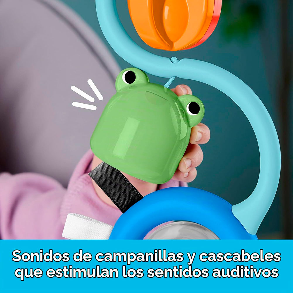 Fisher-Price Juguete para Trona con Sonidos Sensoriales, juguetes didácticos