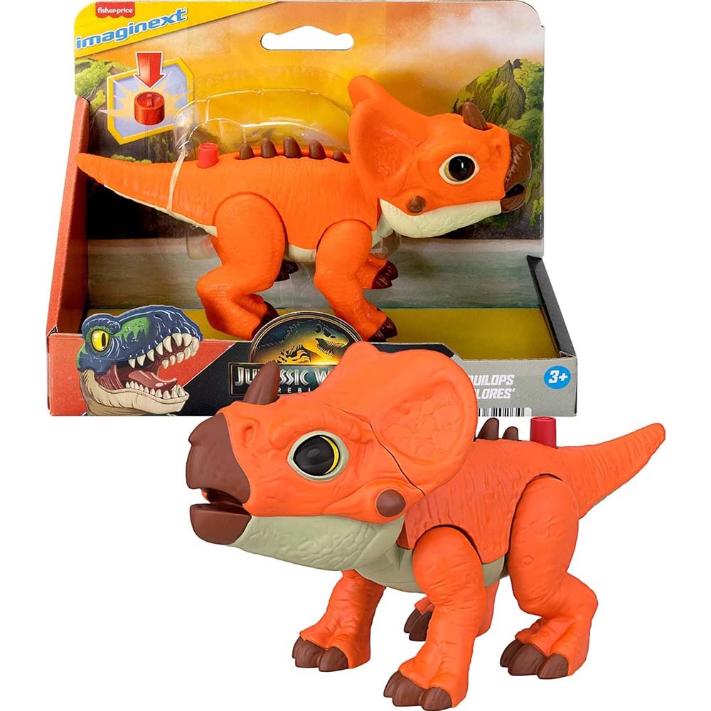 Imaginext Jurassic World Rebirth Aqualops JFJ64, figuras de acción