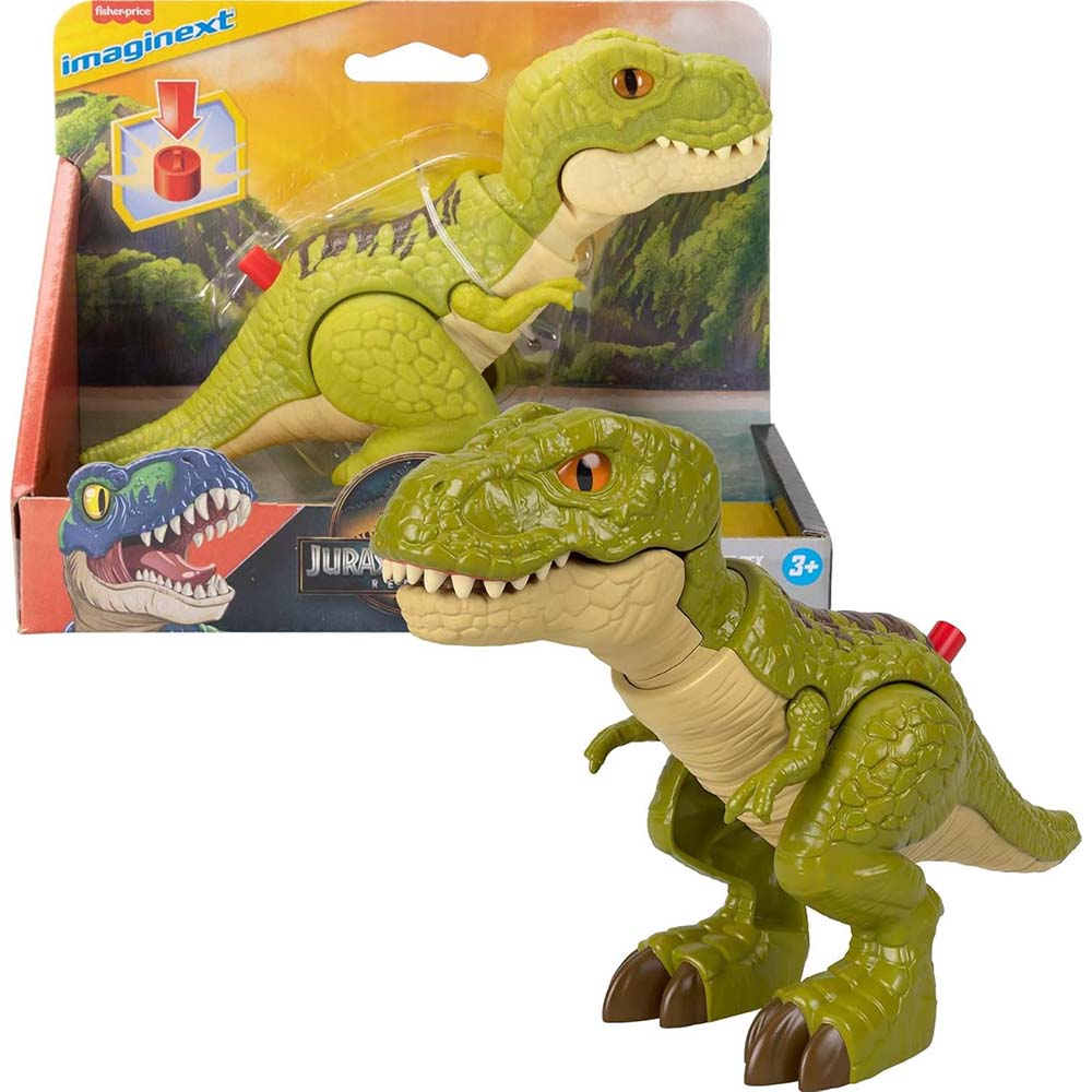 Imaginext Jurassic World Rebirth T-Rex JFJ64, figuras de acción