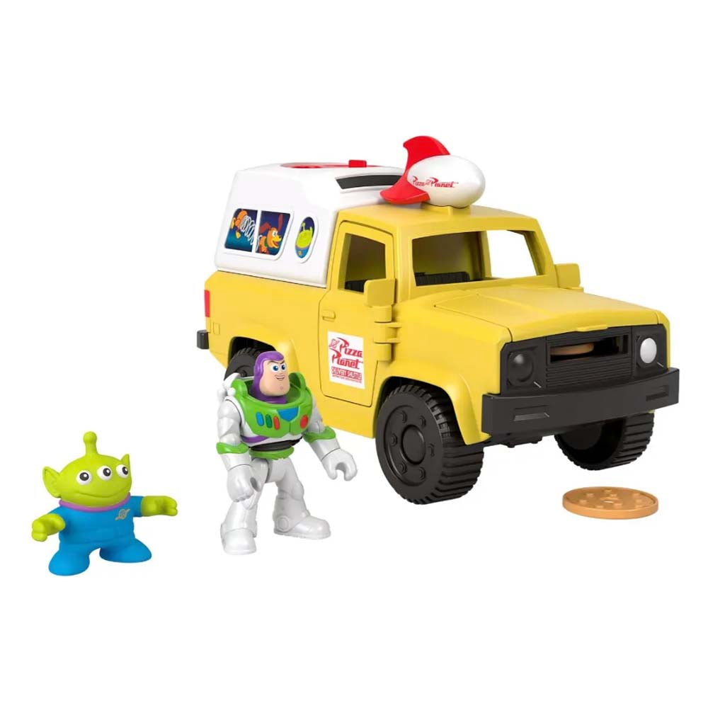 Imaginext Juguete Camioneta Pizza Planeta Toy Story JLC36, figuras de colección