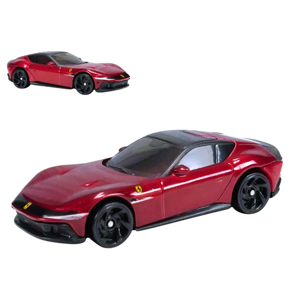 Hot Wheels Ferrari Pack de 5 Vehículos a Escala 1:64 JLN12, vehículos en paquete a escala 1:64