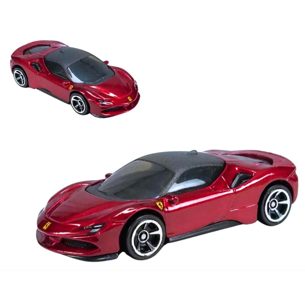 Hot Wheels Ferrari Pack de 5 Vehículos a Escala 1:64 JLN12, vehículos en paquete a escala 1:64