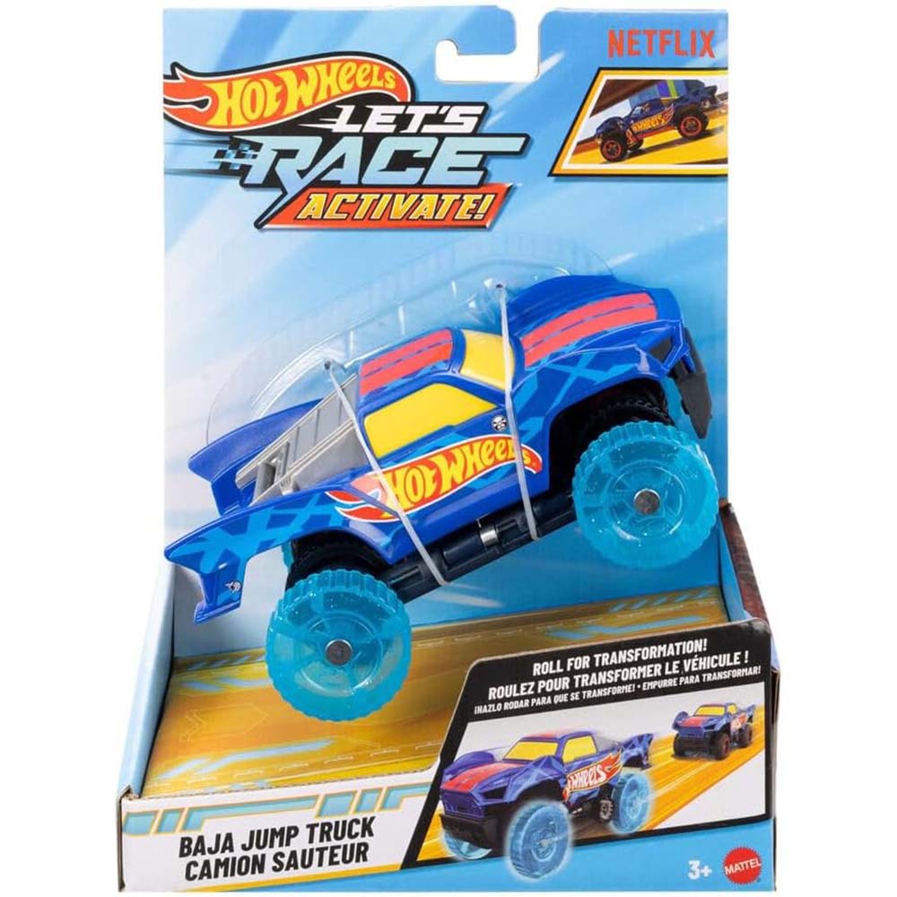 Hot Wheels Let's Race Activate! Baja Jump Truck JJX15