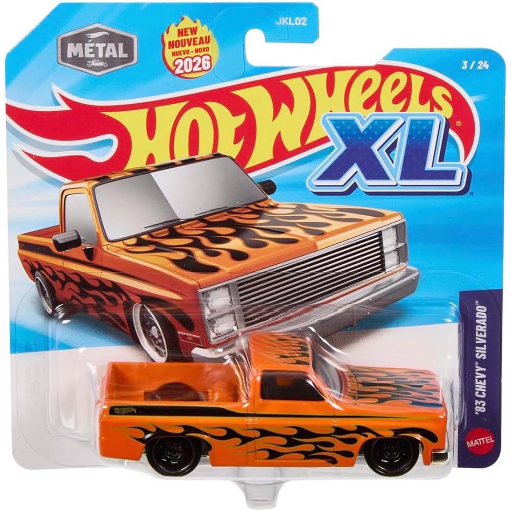 Hot Wheels Diecast XL 83 Chevy Silverado JKL02 – Juguetibici eCommerce