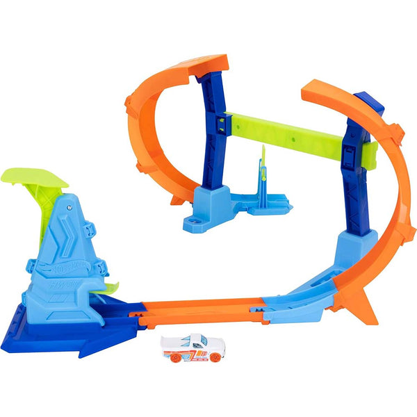 Hot Wheels Stunt Tracks Campeón de Salto en Espiral JLM90