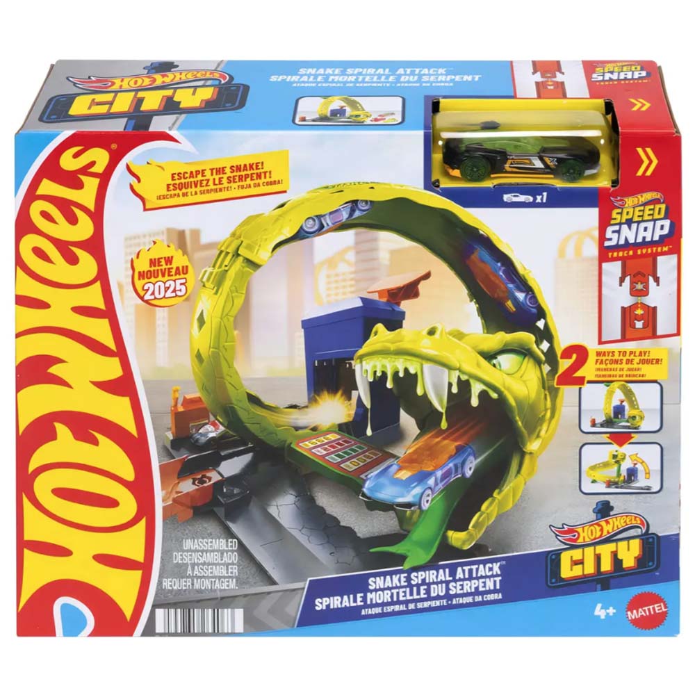 Hot Wheels City Snake Spiral Attack HDR29