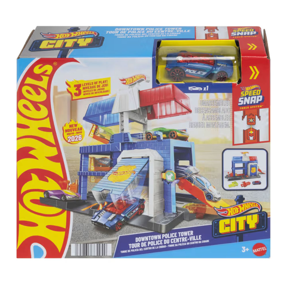 Hot Wheels City Torre de Policía JHL74