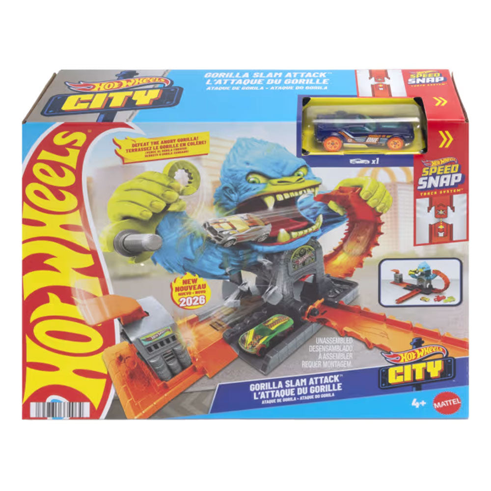 Hot Wheels City Ataque del Gorila Feroz JHL92