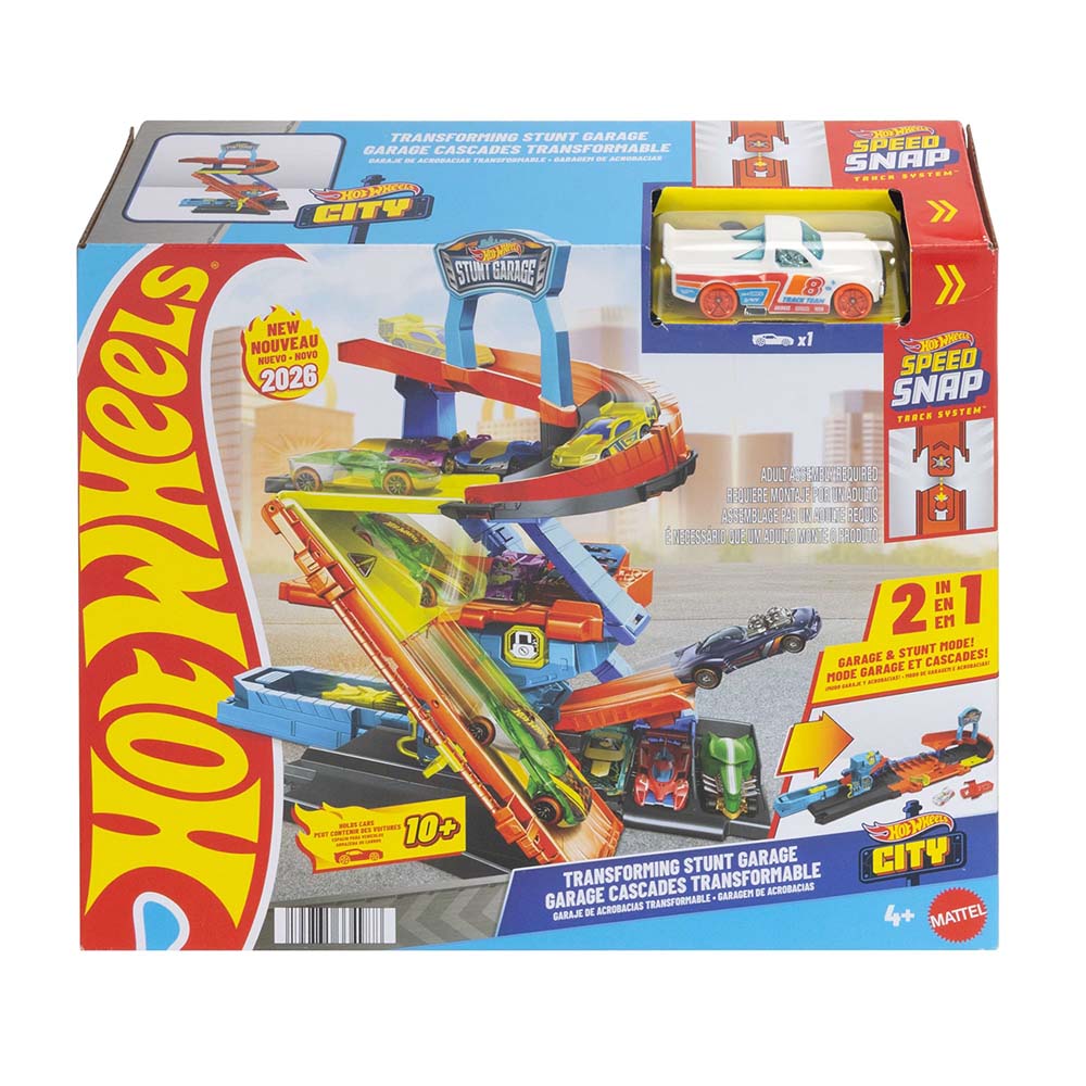 Hot Wheels City Pista Garage de acrobacias JHL94