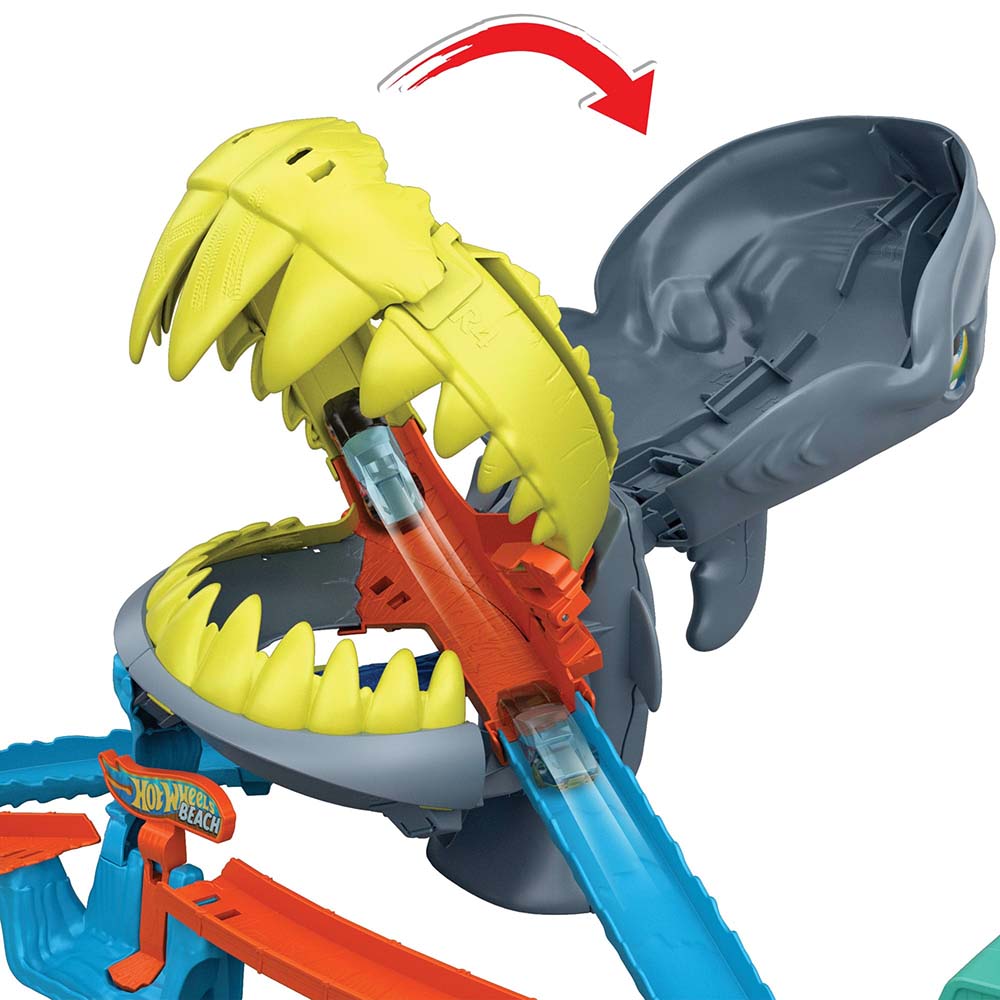 Hot Wheels City Pista Tiburón JHL96, pistas y sets de vehículos