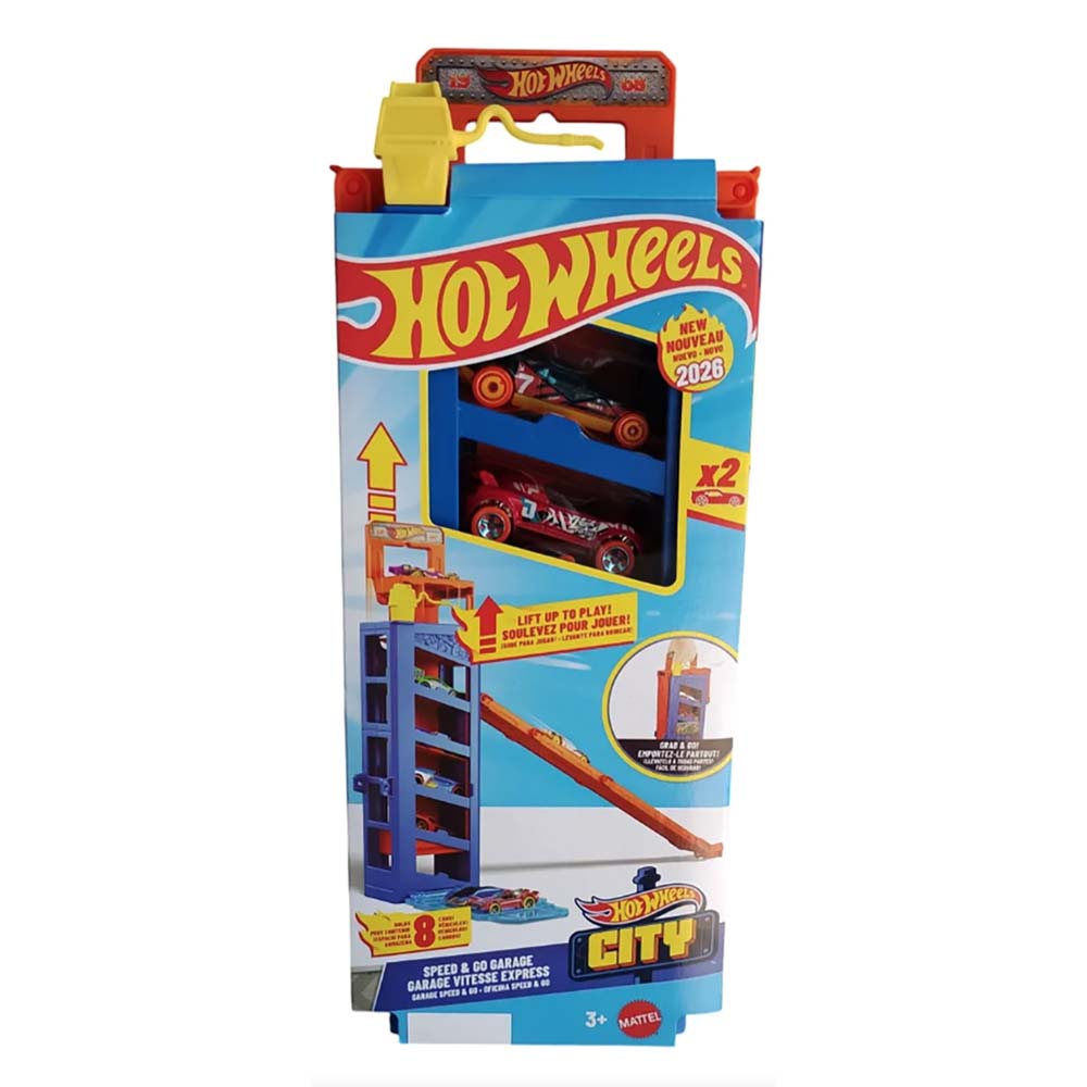 Hot Wheels City Pista de Garaje Portátil JMJ52