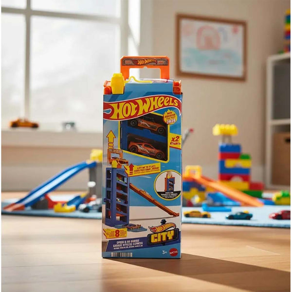 Hot Wheels City Pista de Garaje Portátil JMJ52