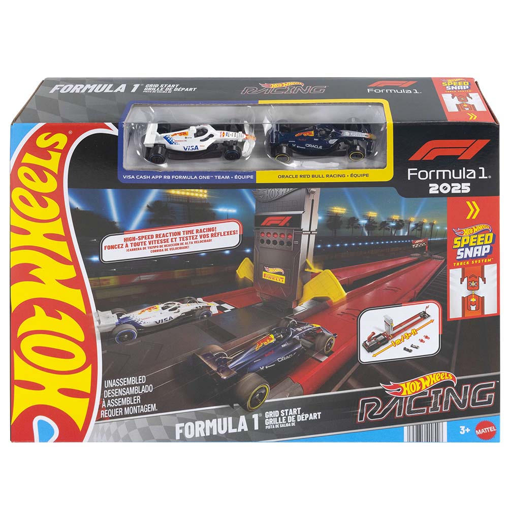 Hot Wheels Racing Pista de Carreras Desafío de Salida Formula 1 JNN35