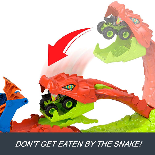 Hot Wheels Monster Trucks Snake Slam Takedown JJN44