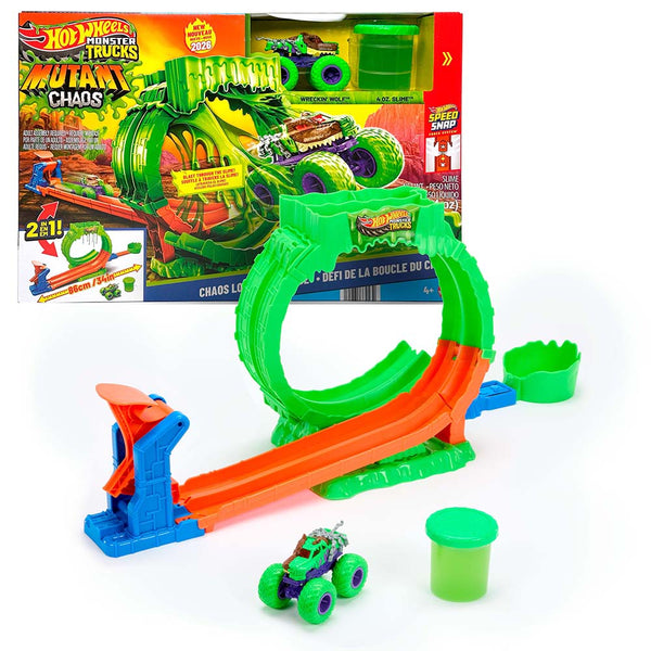Hot Wheels Monster Trucks Mutant Chaos Loop Challenge JMK91