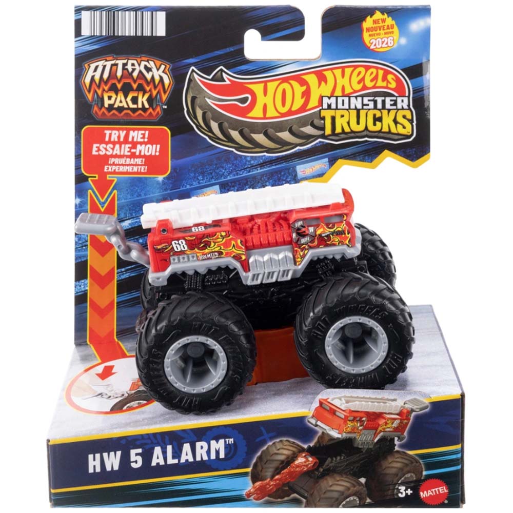 Hot Wheels Monster Trucks Mutant Chaos HW 5 Alarm Escala 1:64 JMK92