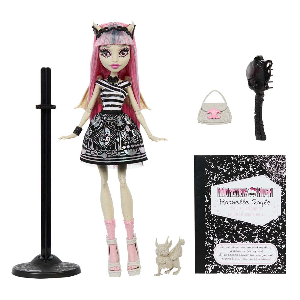 Monster High Boo-Riginal Creeproduction Rochelle Goyle JHK57, muñecas y muñecos