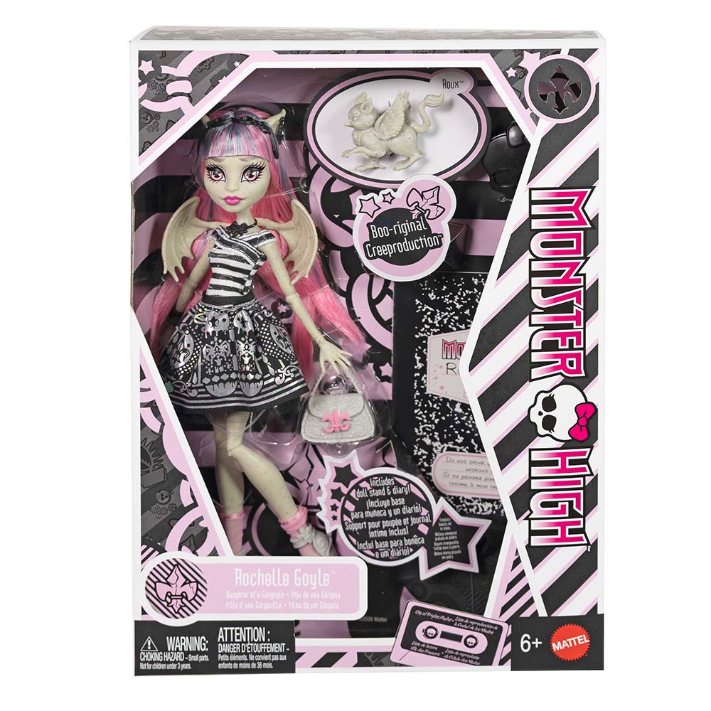 Monster High Boo-Riginal Creeproduction Rochelle Goyle JHK57, muñecas y muñecos